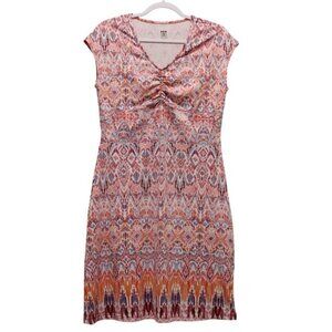 Title Nine Dress Size Medium Colorful Stretch Outdoor Camping Pocket Athletic